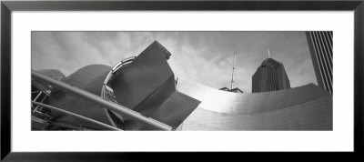 Low Angle View Of Buildings, Pritzker Pavilion, Millennium Park, Chicago, Illinois, Usa by Panoramic Images Pricing Limited Edition Print image