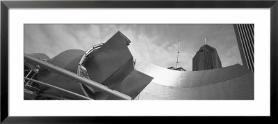 Low Angle View Of Buildings, Pritzker Pavilion, Millennium Park, Chicago, Illinois, Usa by Panoramic Images Pricing Limited Edition Print image