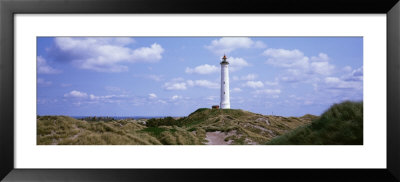 Norre Lighthouse, Lyngvig Fyr, Holmsland Klit_Jutland, Denmark by Panoramic Images Pricing Limited Edition Print image