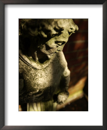 Old Garden Concrete Sculpture Of St. Francis by Jim Mcguire Pricing Limited Edition Print image