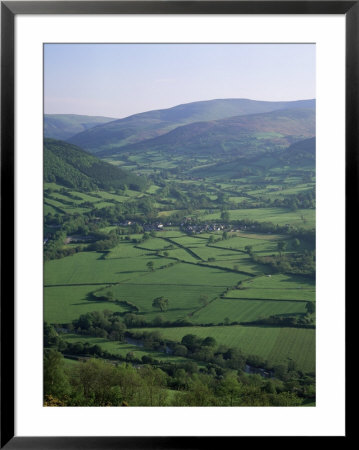 Fields In The Valleys, Near Brecon, Powys, Wales, United Kingdom by Roy Rainford Pricing Limited Edition Print image