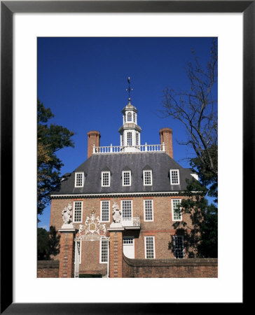 Governor's Palace, Georgian Architecture In Colonial Williamsburg, Virginia, Usa by Ken Gillham Pricing Limited Edition Print image