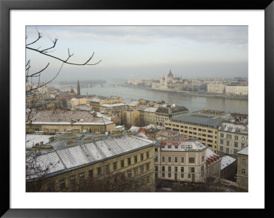 Embankment River Buildings, Budapest, Hungary by Christian Kober Pricing Limited Edition Print image