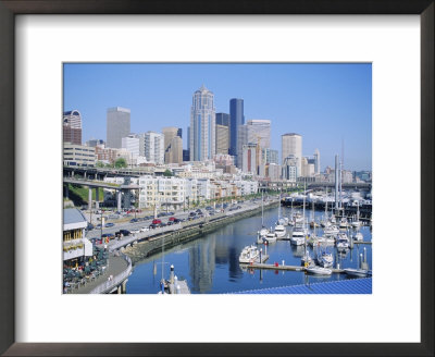 Waterfront And Skyline Of Seattle, Washington State, Usa by J Lightfoot Pricing Limited Edition Print image