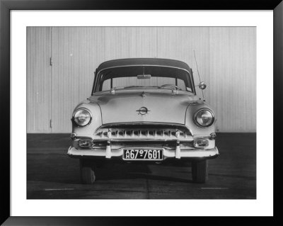 Front Shot Of A German Made Opel Automobile by Ralph Crane Pricing Limited Edition Print image