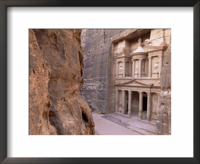 The Treasury (El Khazneh), Petra, Unesco World Heritage Site, Jordan, Middle East by Bruno Morandi Pricing Limited Edition Print image
