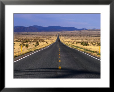 The Wide Open Road In South West New Mexico, New Mexico, Usa by Oliver Strewe Pricing Limited Edition Print image