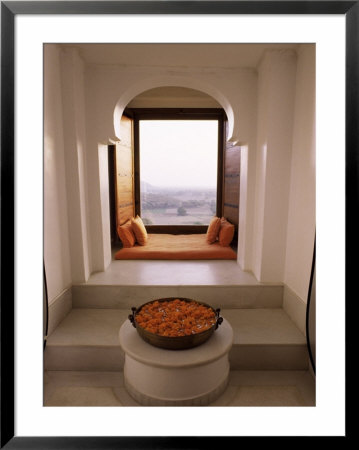 Seating Area In The Honeymoon Suite, Devi Garh Fort Palace Hotel, Near Udaipur, India by John Henry Claude Wilson Pricing Limited Edition Print image