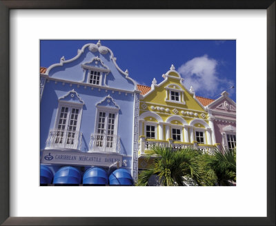 Dutch Gabled Architecture, Oranjestad, Aruba, Caribbean by Greg Johnston Pricing Limited Edition Print image