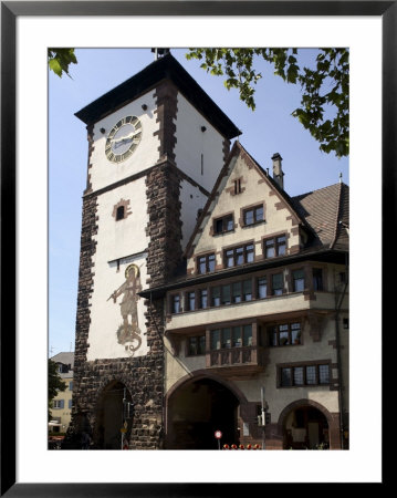 Old Town Gate, Freiburg, Baden Wurttemberg, Germany by G Richardson Pricing Limited Edition Print image
