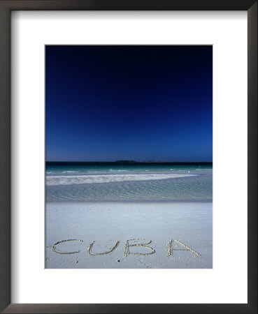 White Sand Beach At Cayo Coco Keys, Ciego De Avila, Cuba by Alfredo Maiquez Pricing Limited Edition Print image