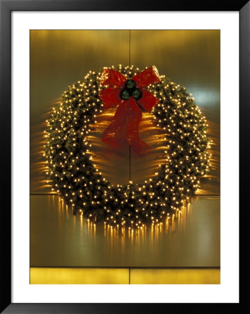 Christmas Decorations In Midtown Manhattan, New York, Usa by Stuart Westmoreland Pricing Limited Edition Print image