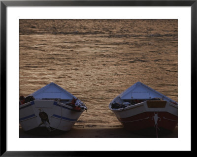 Two Wooden Dories On The Shore Of The Colorado River by Dugald Bremner Pricing Limited Edition Print image