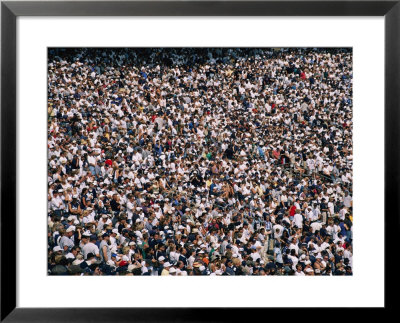 Crowds Numbering Over 100,000 Gather During The College Football Season To Cheer Penn State by Stacy Gold Pricing Limited Edition Print image