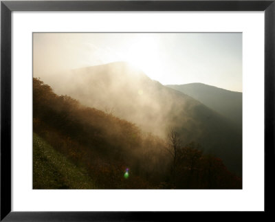 Sunrise Burning Off Morning Fog In The Blue Ridge Mountains Of Virginia by Charles Kogod Pricing Limited Edition Print image
