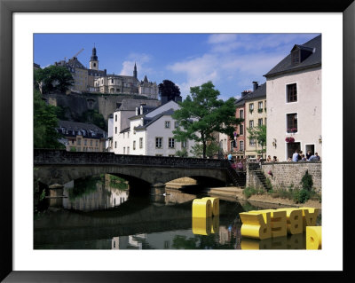 Old City And River, Luxembourg City, Luxembourg by Gavin Hellier Pricing Limited Edition Print image