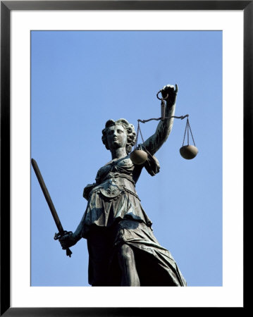 Justizia (Justice-Well), Frankfurt, Germany by Hans Peter Merten Pricing Limited Edition Print image