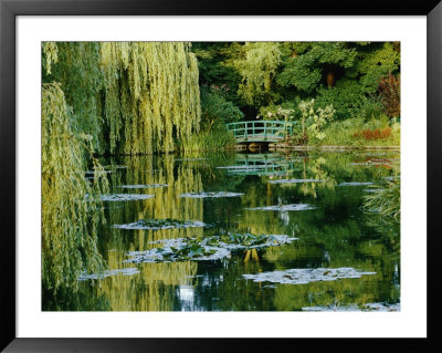 Subtle Light And Shade Reveal Impressionist Painter Claude Monets Self-Designed Gardens At Giverny by Farrell Grehan Pricing Limited Edition Print image