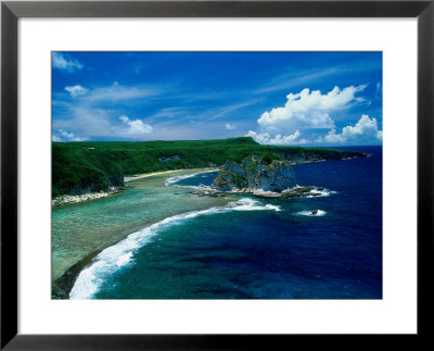 Aerial Of Bird Island, Saipan by Francie Manning Pricing Limited Edition Print image