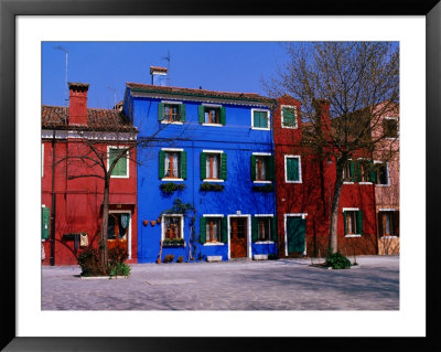 Colourful House Facades., Burano, Veneto, Italy by Christopher Groenhout Pricing Limited Edition Print image