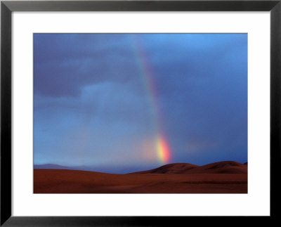 Rainbow Over Sand Dunes, Death Valley, Ca by Kyle Krause Pricing Limited Edition Print image