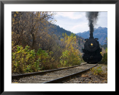 Steam Locomotive Of Heber Valley Railroad Tourist Train, Wasatch-Cache National Forest, Utah, Usa by Scott T. Smith Pricing Limited Edition Print image