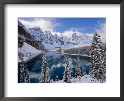 Wenkchemna Peaks And Moraine Lake, Banff National Park, Alberta, Canada by Gavin Hellier Pricing Limited Edition Print image