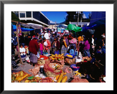 Crowds Shopping On Market Day, Totonicapan, Guatemala by Richard I'anson Pricing Limited Edition Print image