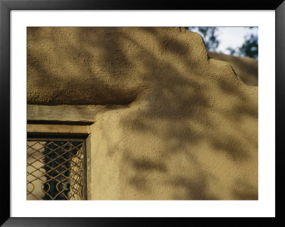 Shadows On An Adobe Building In Santa Fe by Gina Martin Pricing Limited Edition Print image