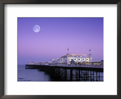 Palace Pier, Brighton, East Sussex, England by Rex Butcher Pricing Limited Edition Print image