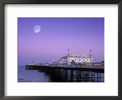 Palace Pier, Brighton, East Sussex, England by Rex Butcher Pricing Limited Edition Print image