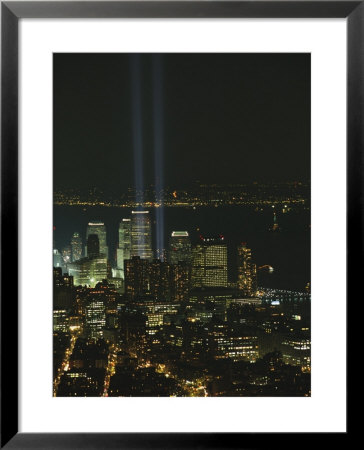 An Elevated View Of Manhattan Island At Night by Ira Block Pricing Limited Edition Print image