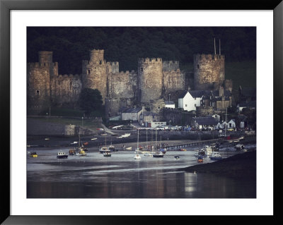 Massive, Eight-Towered Conwy Castle And Its Walled Garrison Town by Farrell Grehan Pricing Limited Edition Print image