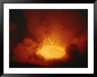 Resembling A Cauldron Of Fire, A New Cone Bly Erupts On Mount Etna by Peter Carsten Pricing Limited Edition Print image
