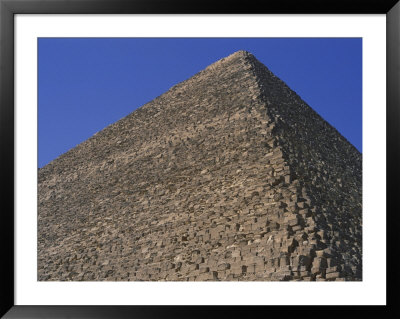 A Close Look At The Huge Limestone Blocks Of Great Pyramid Of Cheops by Stephen St. John Pricing Limited Edition Print image