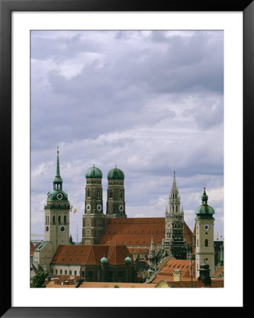 A View Of The Skyline Of Old Town Munich by Taylor S. Kennedy Pricing Limited Edition Print image