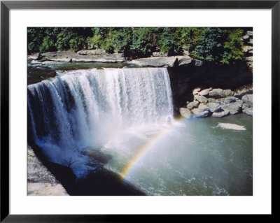 Cumberland Falls On The Cumberland River, It Drops 60 Feet Over The Sandstone Edge, Kentucky, Usa by Anthony Waltham Pricing Limited Edition Print image
