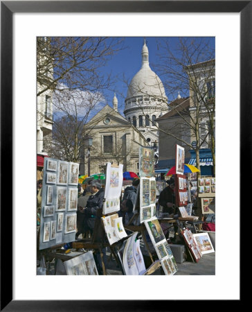 Place Du Tetre, Montmartre, Paris, France by Walter Bibikow Pricing Limited Edition Print image