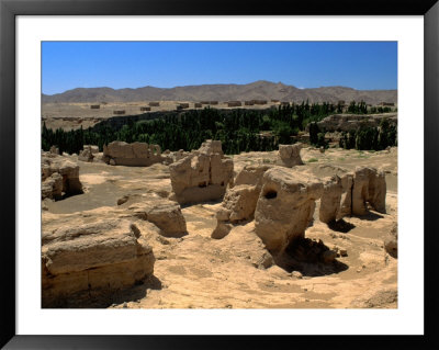 Ruins Of Ancient Tang Dynasty City, Silk Road, China by Keren Su Pricing Limited Edition Print image