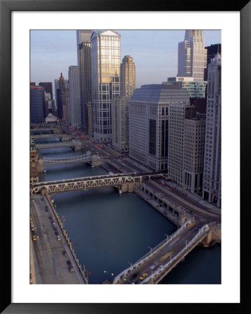 Chicago River And Wacker Drive, Il by Peter Schulz Pricing Limited Edition Print image
