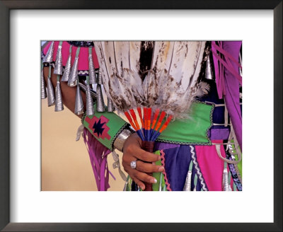 Native American In Colorful Regalia For Wild Horse Casino Pow Wow, Oregon, Usa by Brent Bergherm Pricing Limited Edition Print image