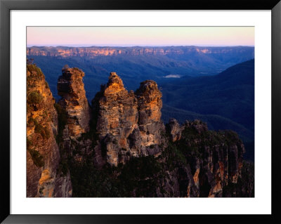 Three Sisters Rock Formation Katoomba, New South Wales, Australia by Glenn Beanland Pricing Limited Edition Print image