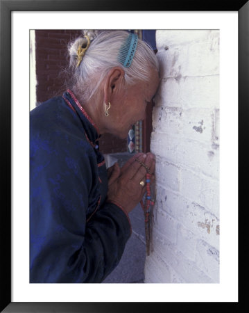 Elderly Woman, Buddhist Pilgrim, Mongolia by Keren Su Pricing Limited Edition Print image