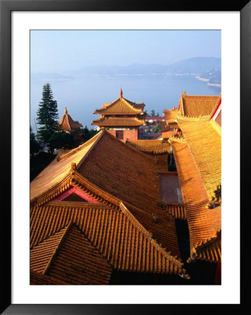 Rooftop Of Wenwu Temple, Sun Moon Lake, Taiwan by Martin Moos Pricing Limited Edition Print image