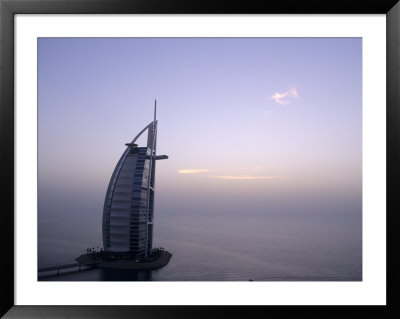 Exterior Of Burj Al Arab Hotel, Dubai, United Arab Emirates by Holger Leue Pricing Limited Edition Print image