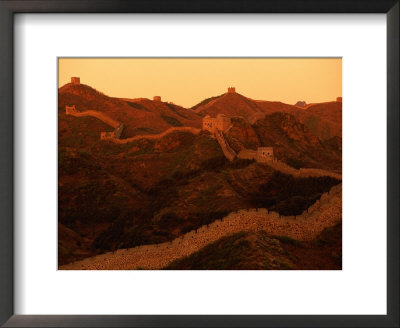 Twilight View Of The Great Wall by Raymond Gehman Pricing Limited Edition Print image