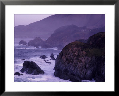 Coastline Between Carmel And Monterey, California, Usa by Nik Wheeler Pricing Limited Edition Print image