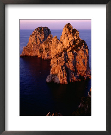 Large Rocks On Coast, Capri, Italy by Stephen Saks Pricing Limited Edition Print image