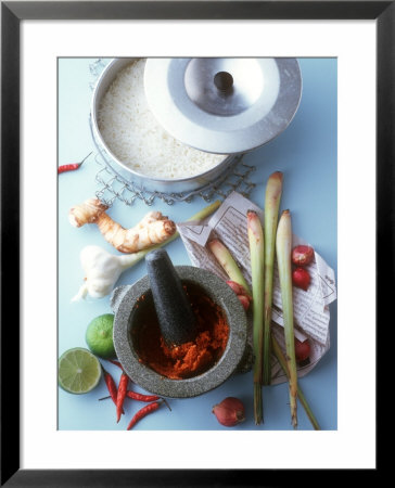 Still Life With Curry Paste, Thai Seasonings And Rice by Jorn Rynio Pricing Limited Edition Print image