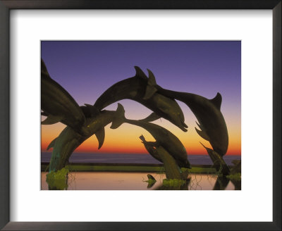 Fisherman's Memorial Fountain, Mazatlan, Mex by Paul Gallaher Pricing Limited Edition Print image
